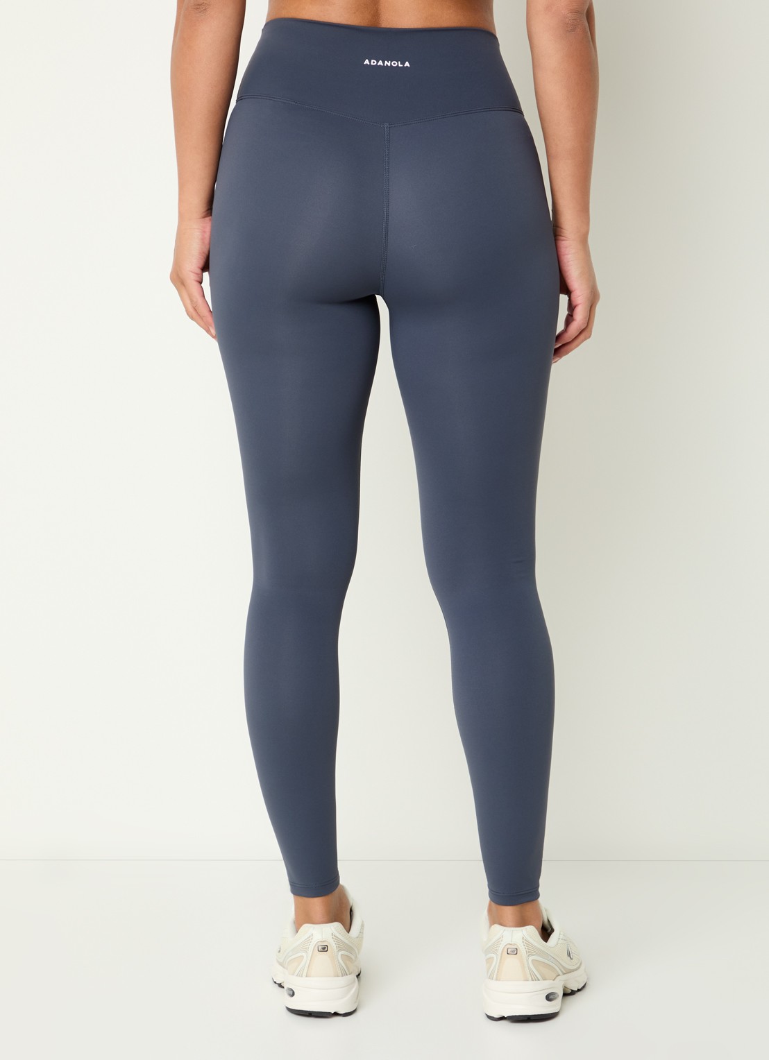 Adanola Ultimate high waist skinny fit trainingslegging met stretch - achterkant staalblauw