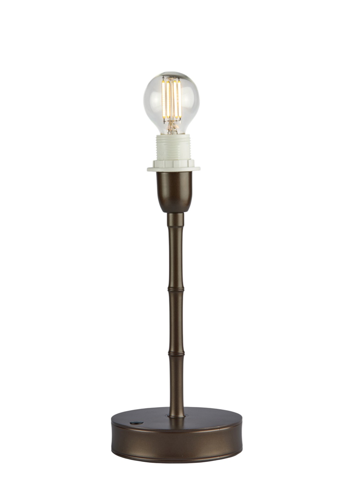 Addison Ross Bamboo lampvoet 25 cm - voorkant bruin