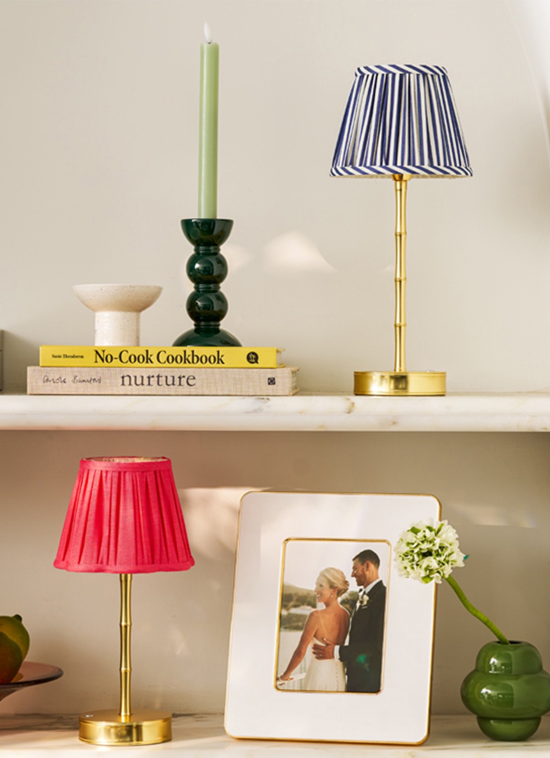 Addison Ross Bamboo lampvoet 25 cm - achterkant goud