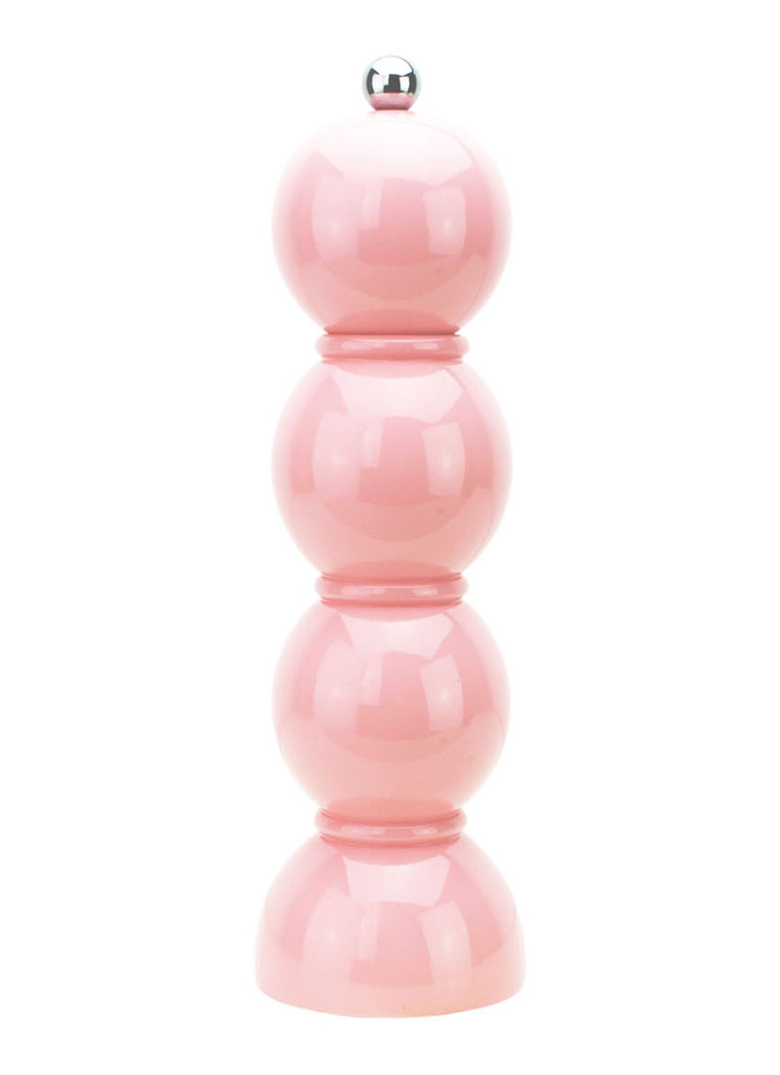 Addison Ross Bobbin peper / zoutmolen 22 cm - voorkant roze