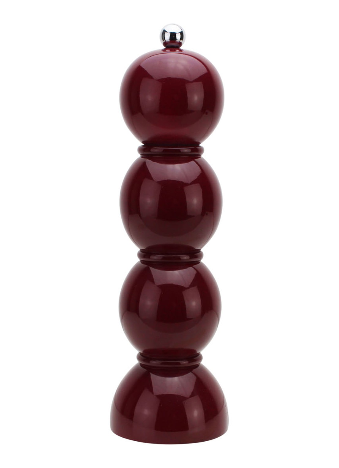 Addison Ross Bobbin peper / zoutmolen 24 cm - voorkant rood