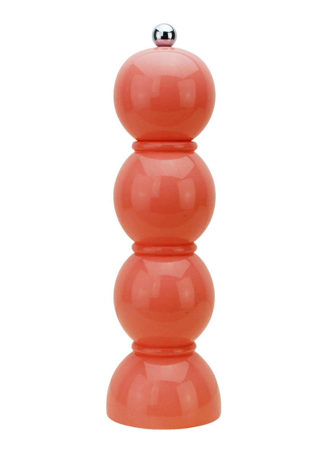 Addison Ross Bobbin peper / zoutmolen 24 cm - voorkant roze