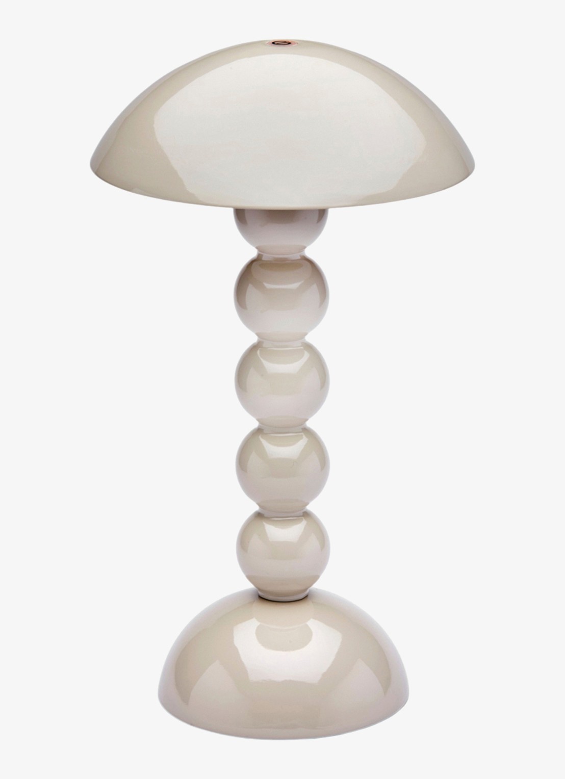 Addison Ross Bobbin tafellamp 30 x Ø16 cm - voorkant beige