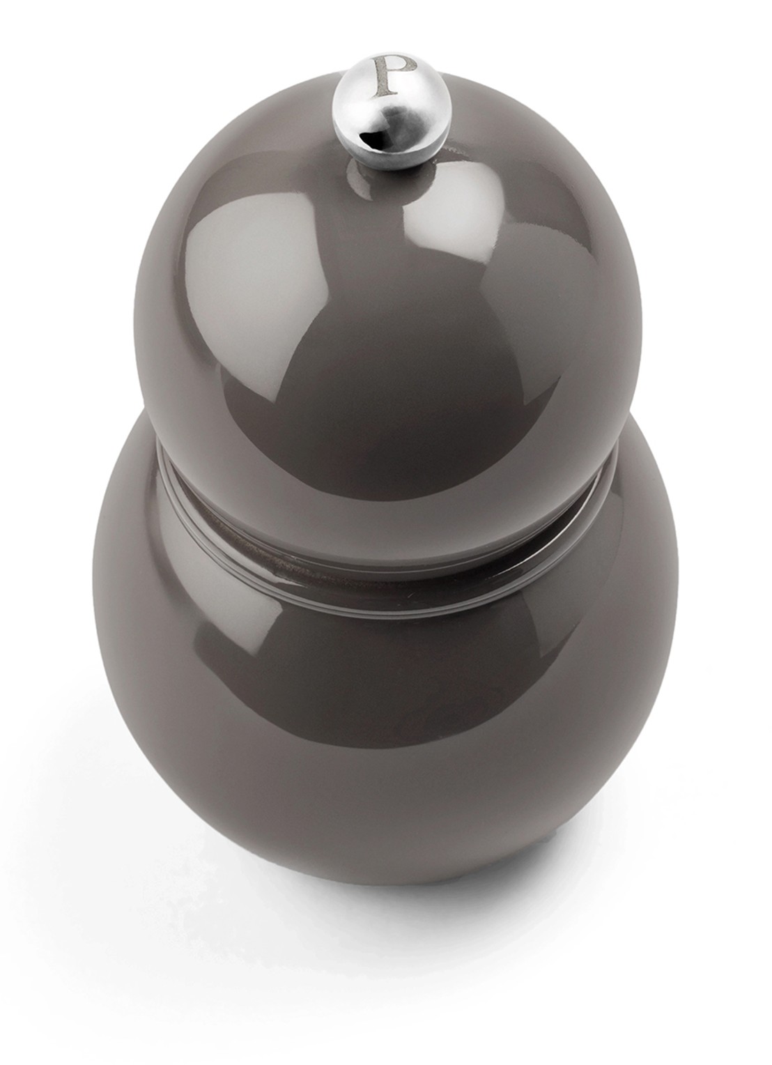 Addison Ross Bobbin zout- en pepermolen 12 cm - voorkant 2 grijs