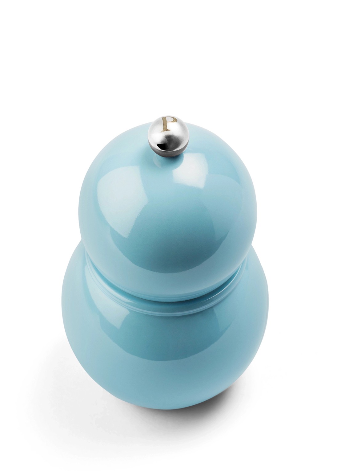 Addison Ross Bobbin zout- en pepermolen 12 cm    - voorkant 4 blauw