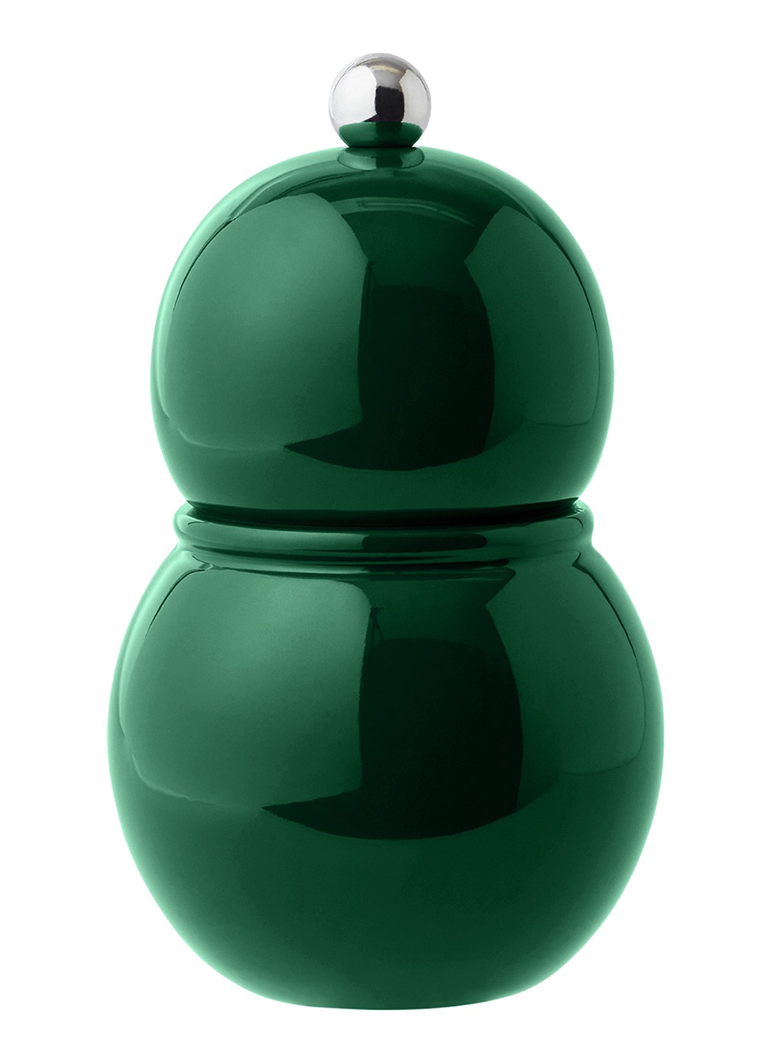 Addison Ross Bobbin zout- en pepermolen 12 cm - voorkant 2 groen