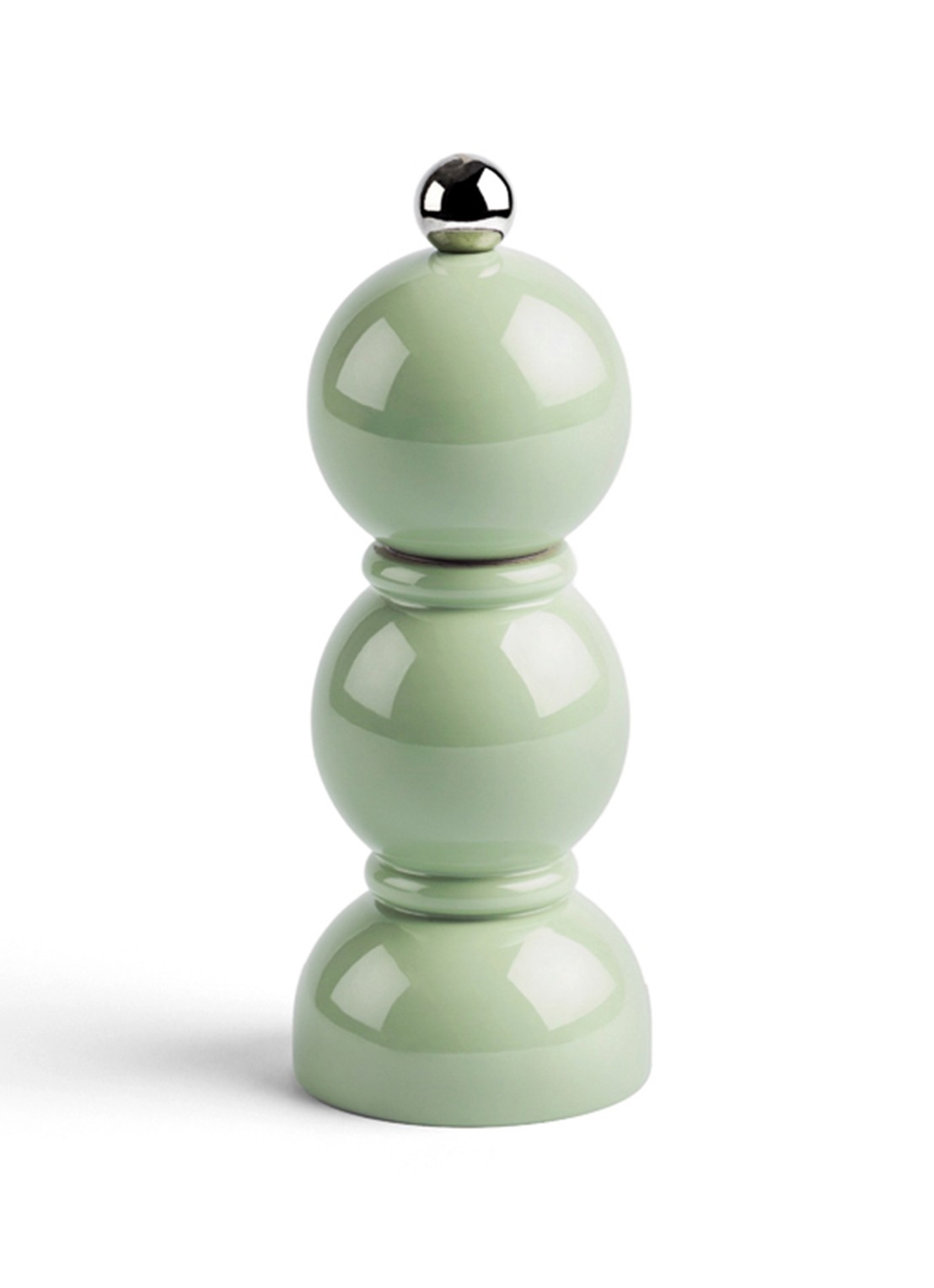 Addison Ross Bobbin zout- en pepermolen 14 cm - voorkant 3 groen