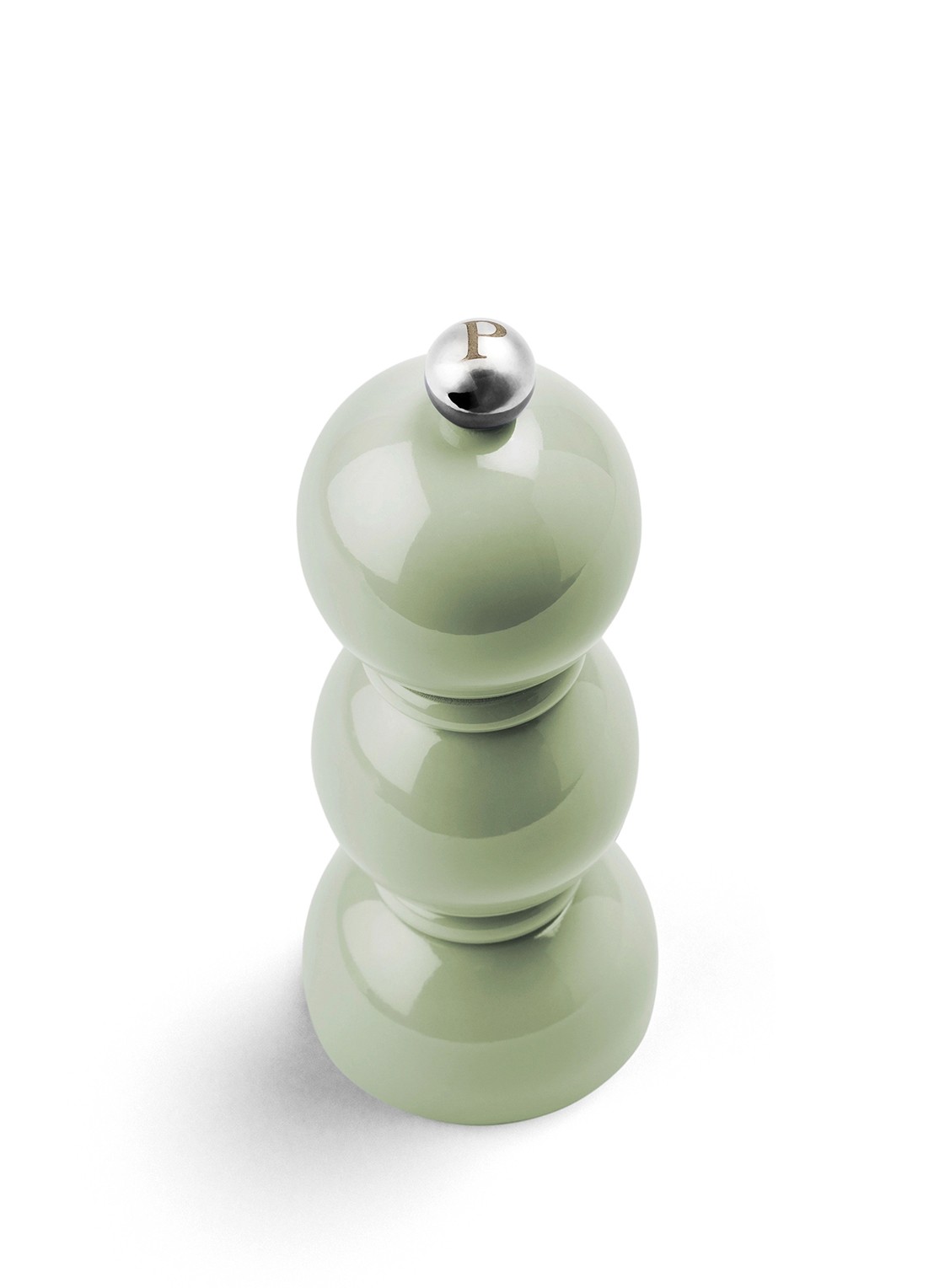 Addison Ross Bobbin zout- en pepermolen 14 cm - voorkant 4 groen