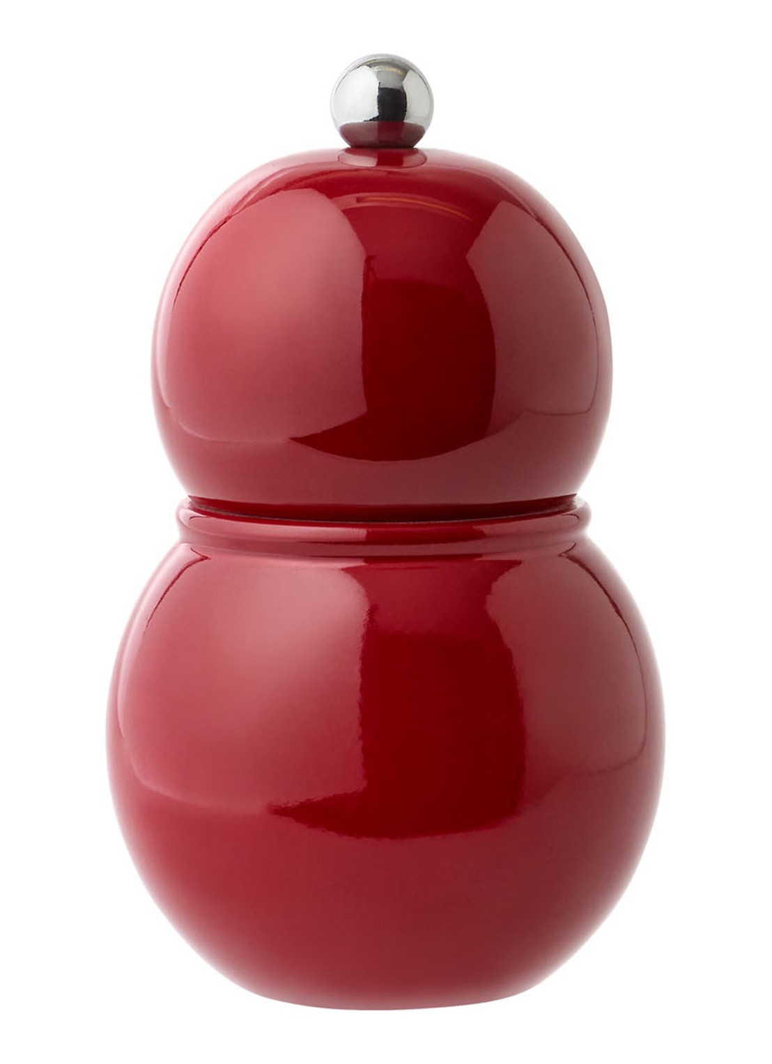 Addison Ross Chubby peper / zoutmolen 12 cm          - voorkant rood