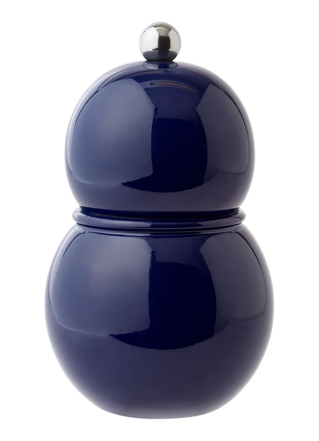 Addison Ross Chubby peper / zoutmolen 12 cm          - voorkant blauw