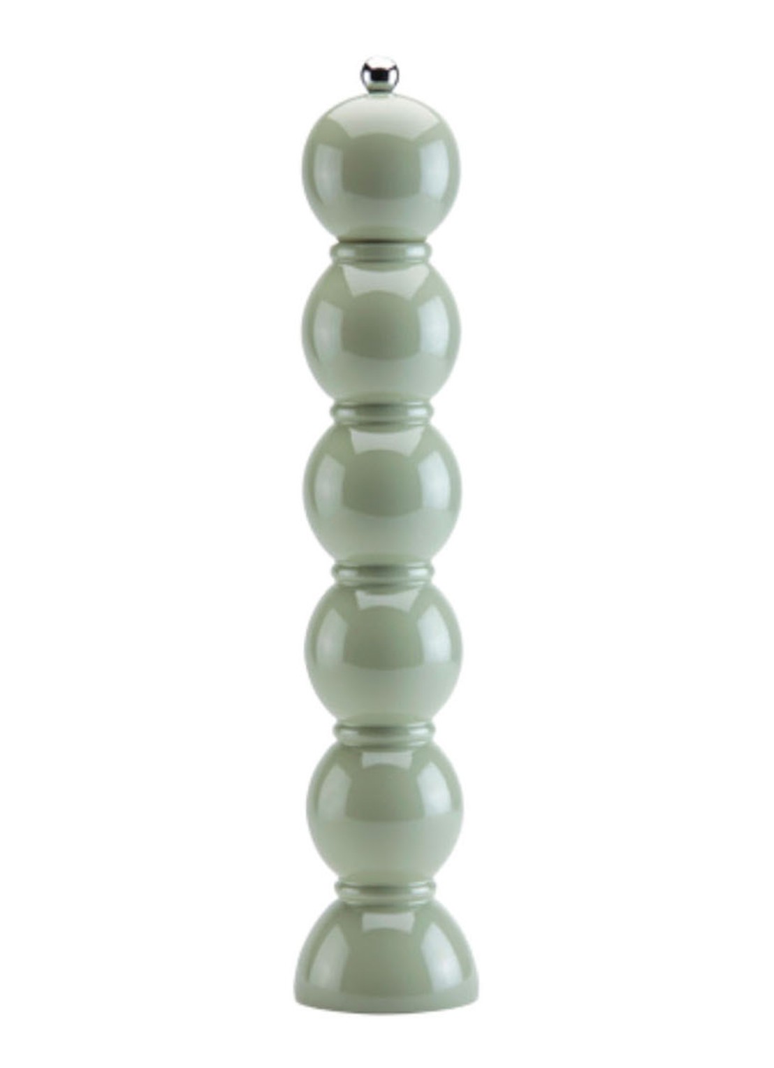 Addison Ross Grande Bobbin peper / zoutmolen 35 cm - voorkant lindegroen