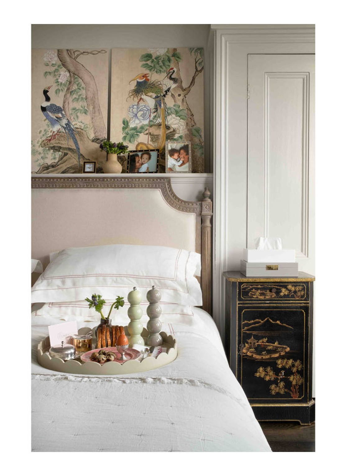 Addison Ross Grande Bobbin peper / zoutmolen 35 cm - voorkant 2 lindegroen