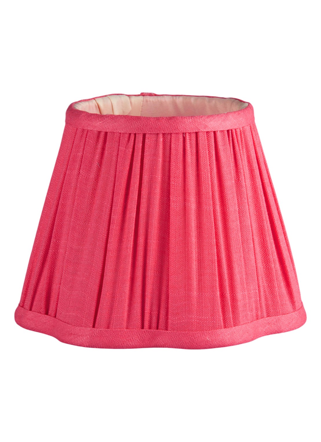 Addison Ross Scallop lampenkap 16 cm - voorkant 2 roze