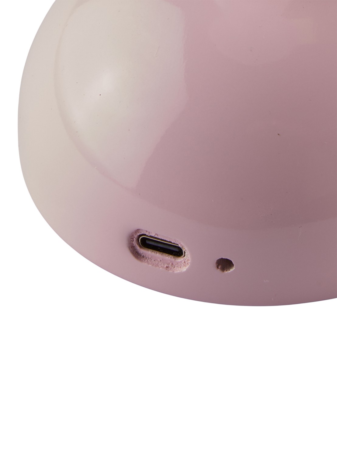 Addison Ross Scallop LED tafellamp 28 cm    - achterkant 4 roze
