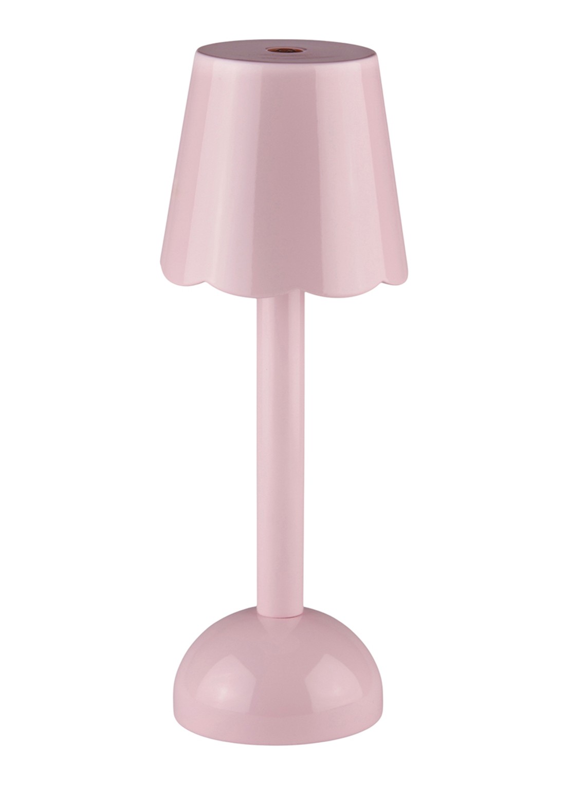 Addison Ross Scallop LED tafellamp 28 cm    - voorkant roze