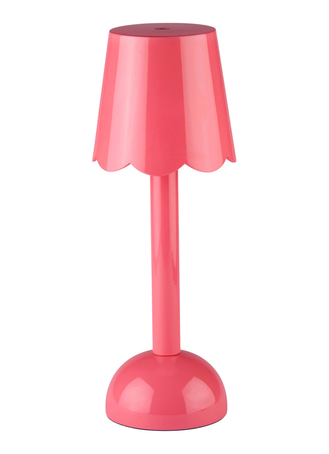 Addison Ross Scallop LED tafellamp 28 cm - voorkant roze