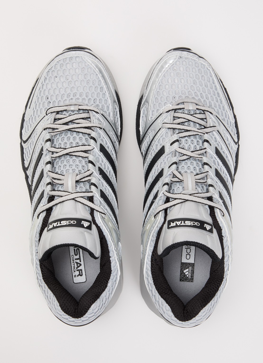 Adidas Adistar Control 5 sneaker met mesh details - detail 4 antraciet