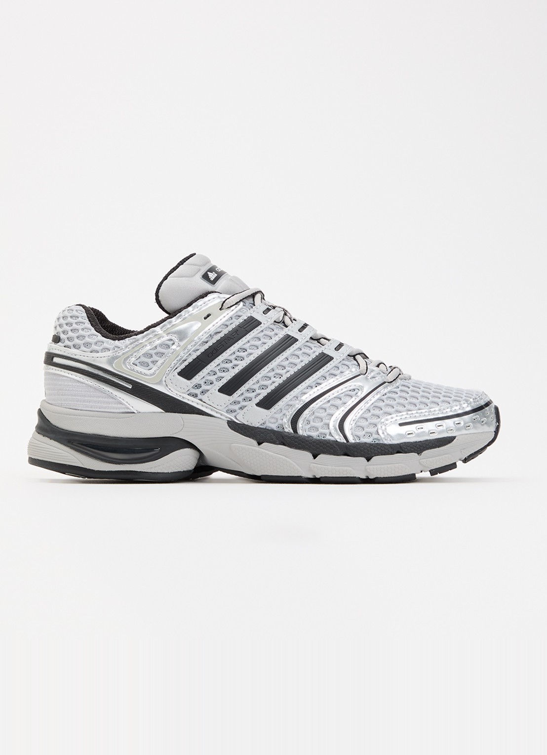 Adidas Adistar Control 5 sneaker met mesh details - voorkant 2 antraciet