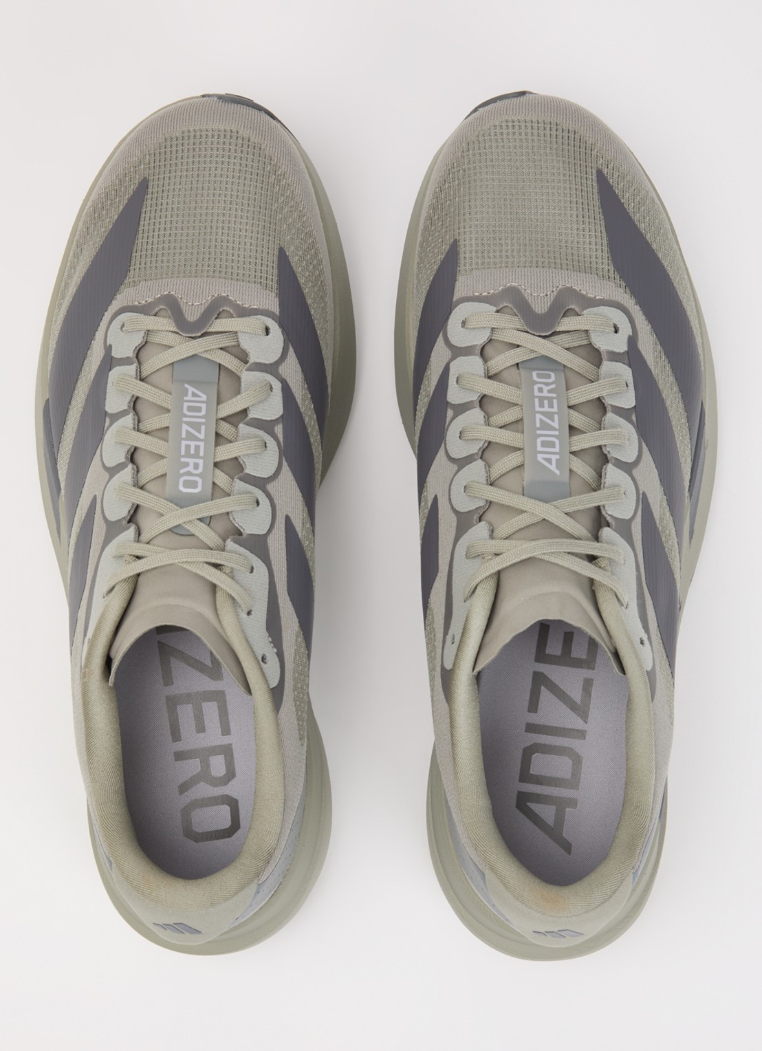 Adidas Adizero Evo SL hardloopschoen met logo  - detail 2 lichtgroen