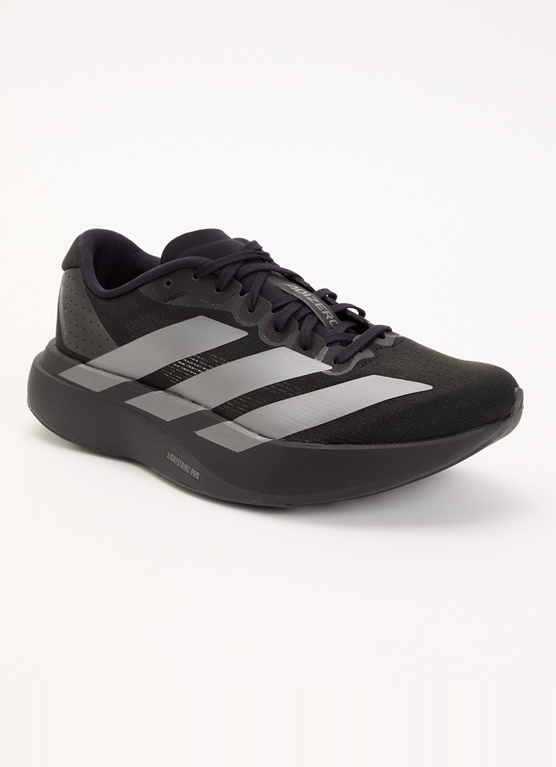 Adidas Adizero Evo SL W sneaker met gebreid bovenwerk - voorkant 5 zwart