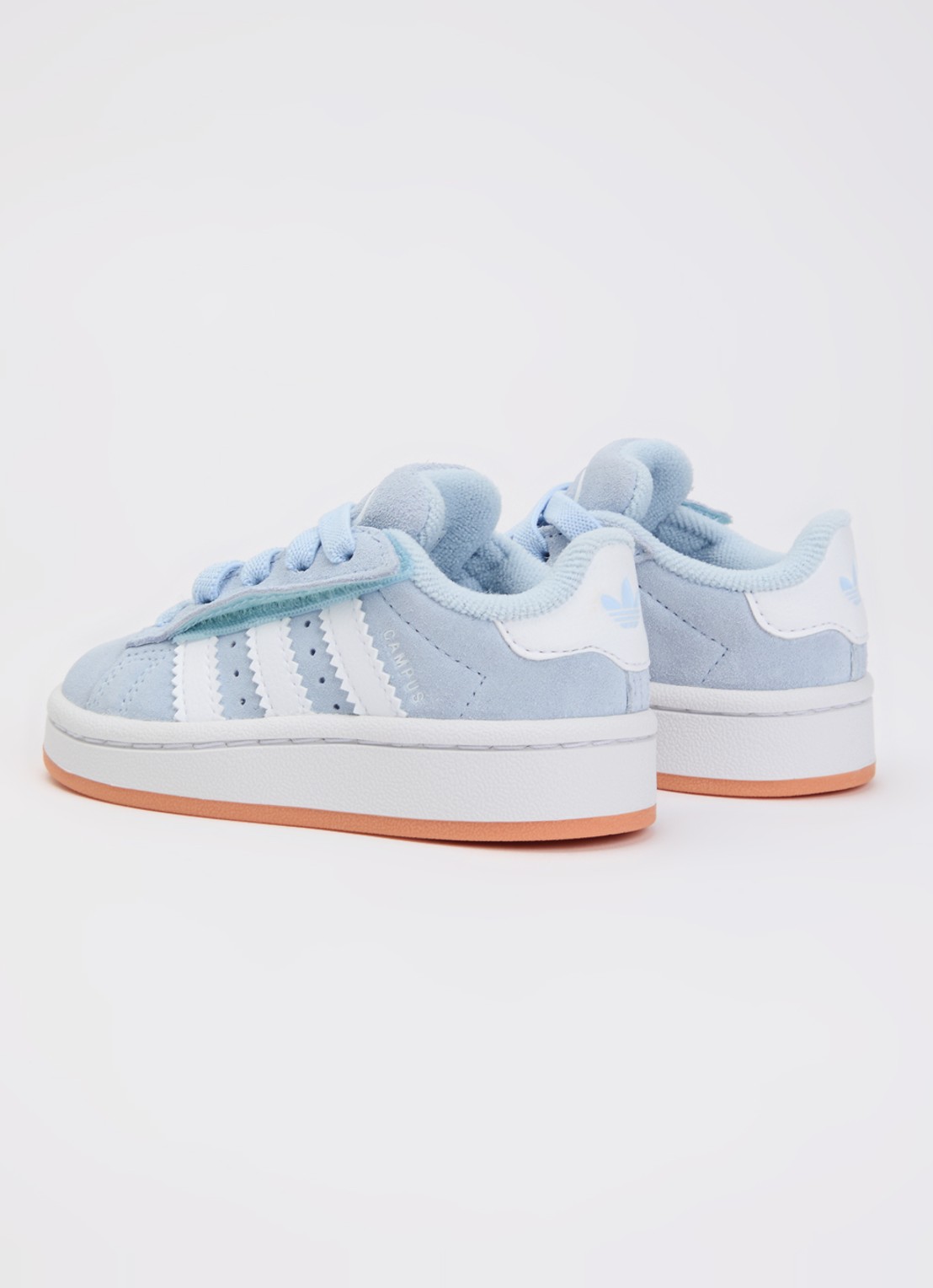Adidas Campus 00s sneaker van suède - achterkant lichtblauw