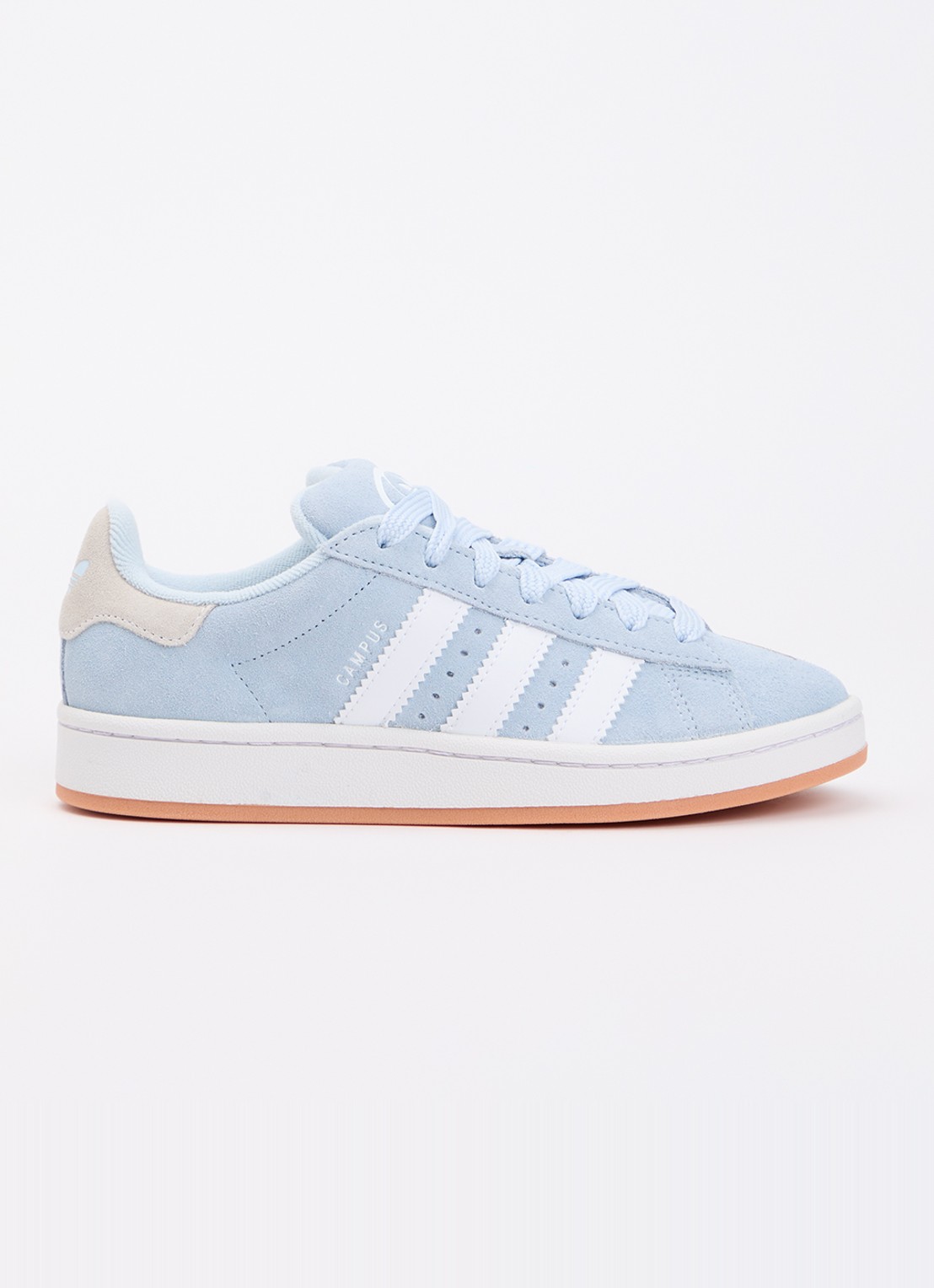 Adidas Campus 00s sneaker van suède - voorkant lichtblauw