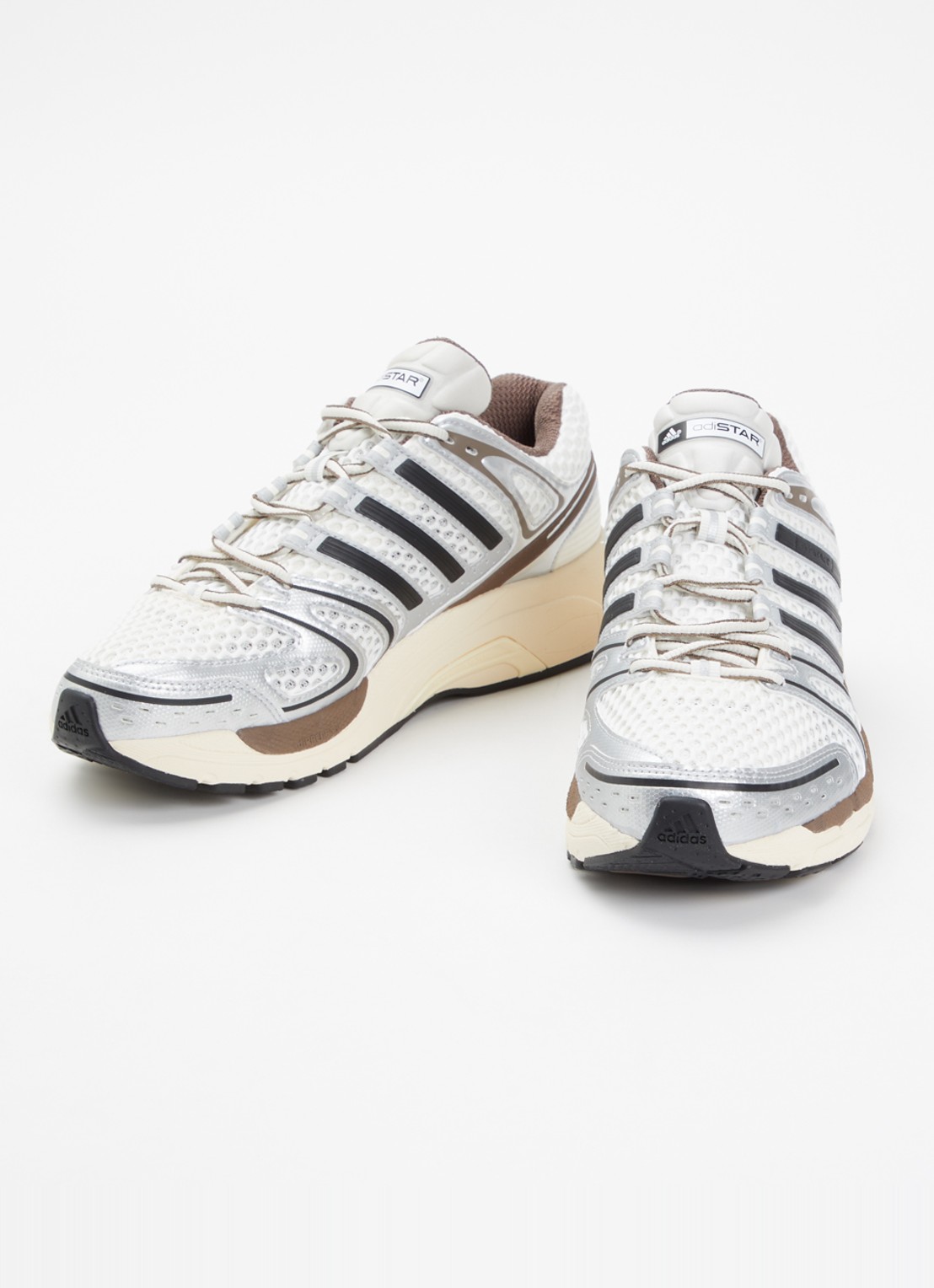 Adidas Control 5 sneaker met mesh details - detail 2 wit