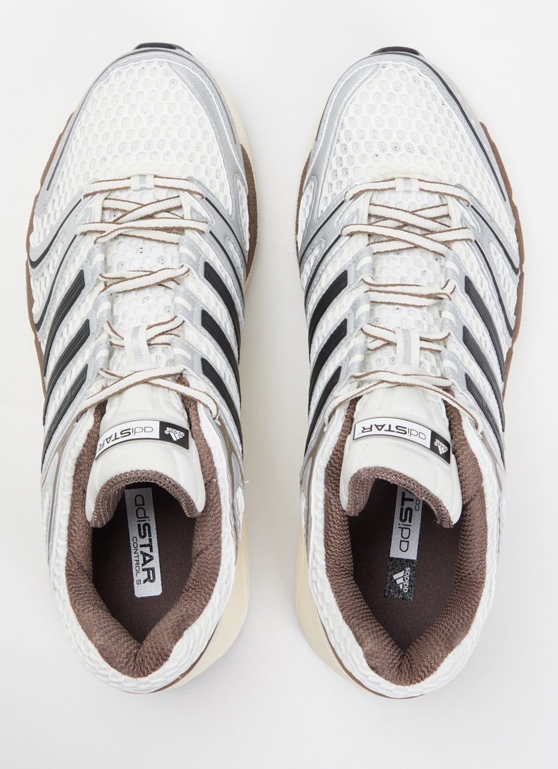 Adidas Control 5 sneaker met mesh details - detail 3 wit