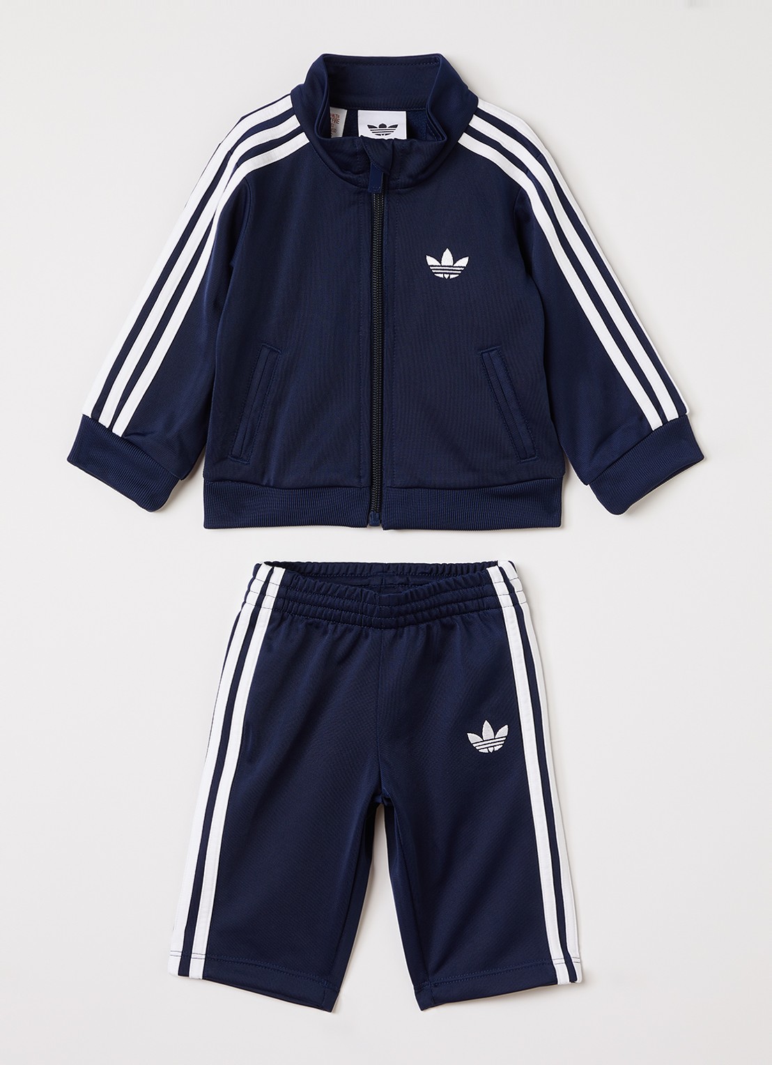 Adidas Firebird set van trackvest met trackpants 2-delig - voorkant indigo