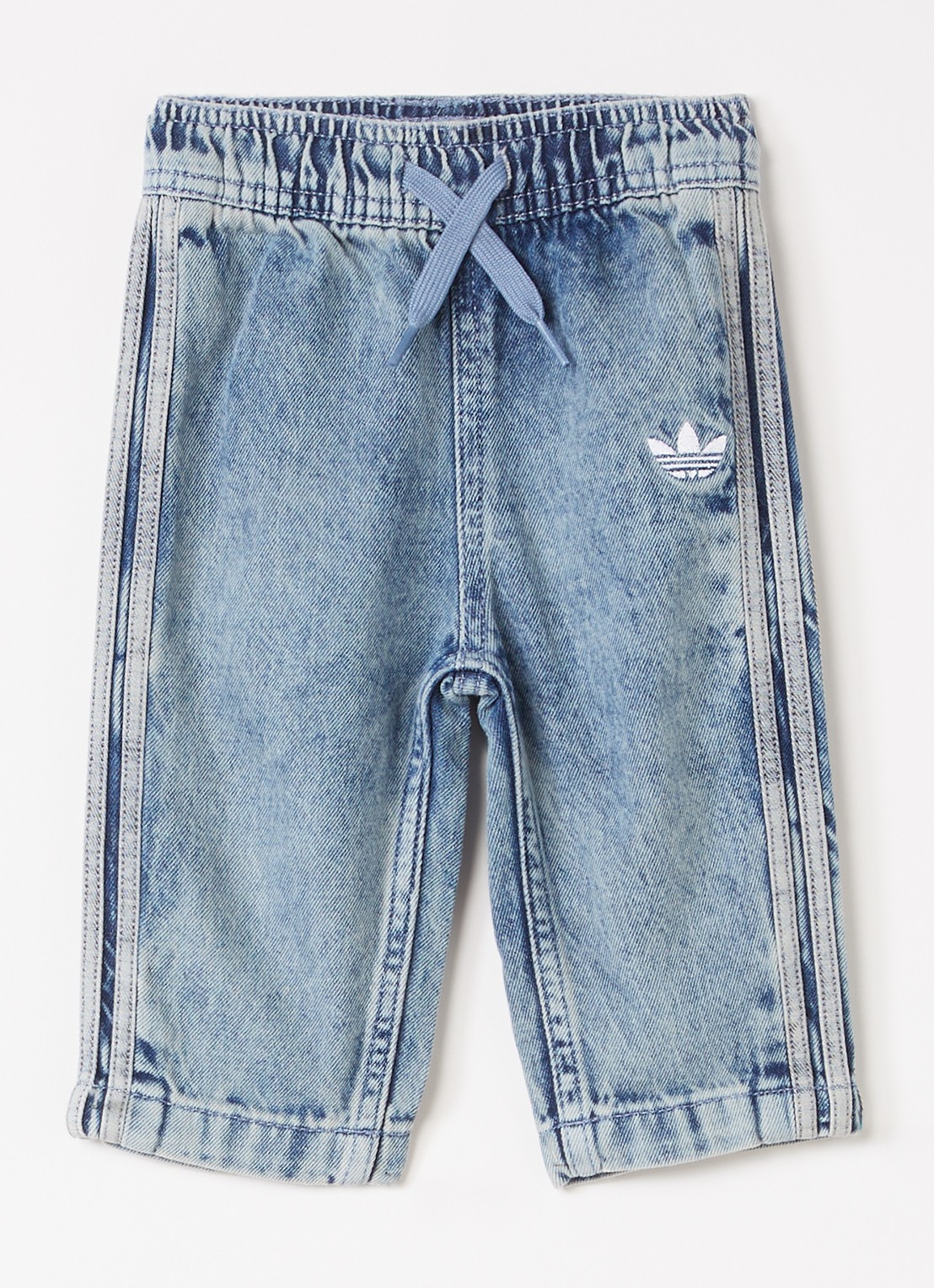 Adidas Firebird straight fit broek - voorkant 3 indigo