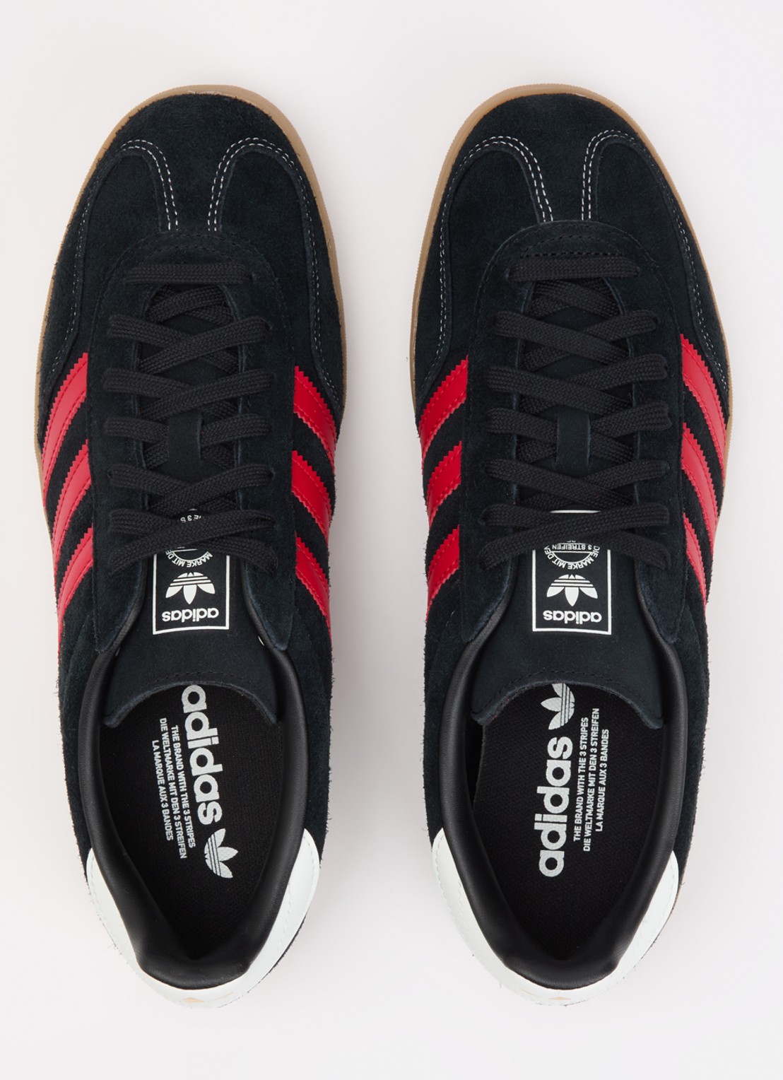 Adidas Gazelle Indoor sneaker van suéde met details van leer  - detail 4 zwart