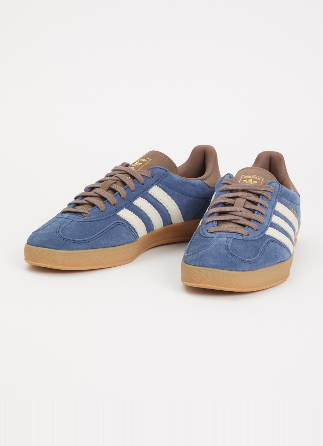 Adidas Gazelle Indoor sneaker van suéde met details van leer  - detail blauw