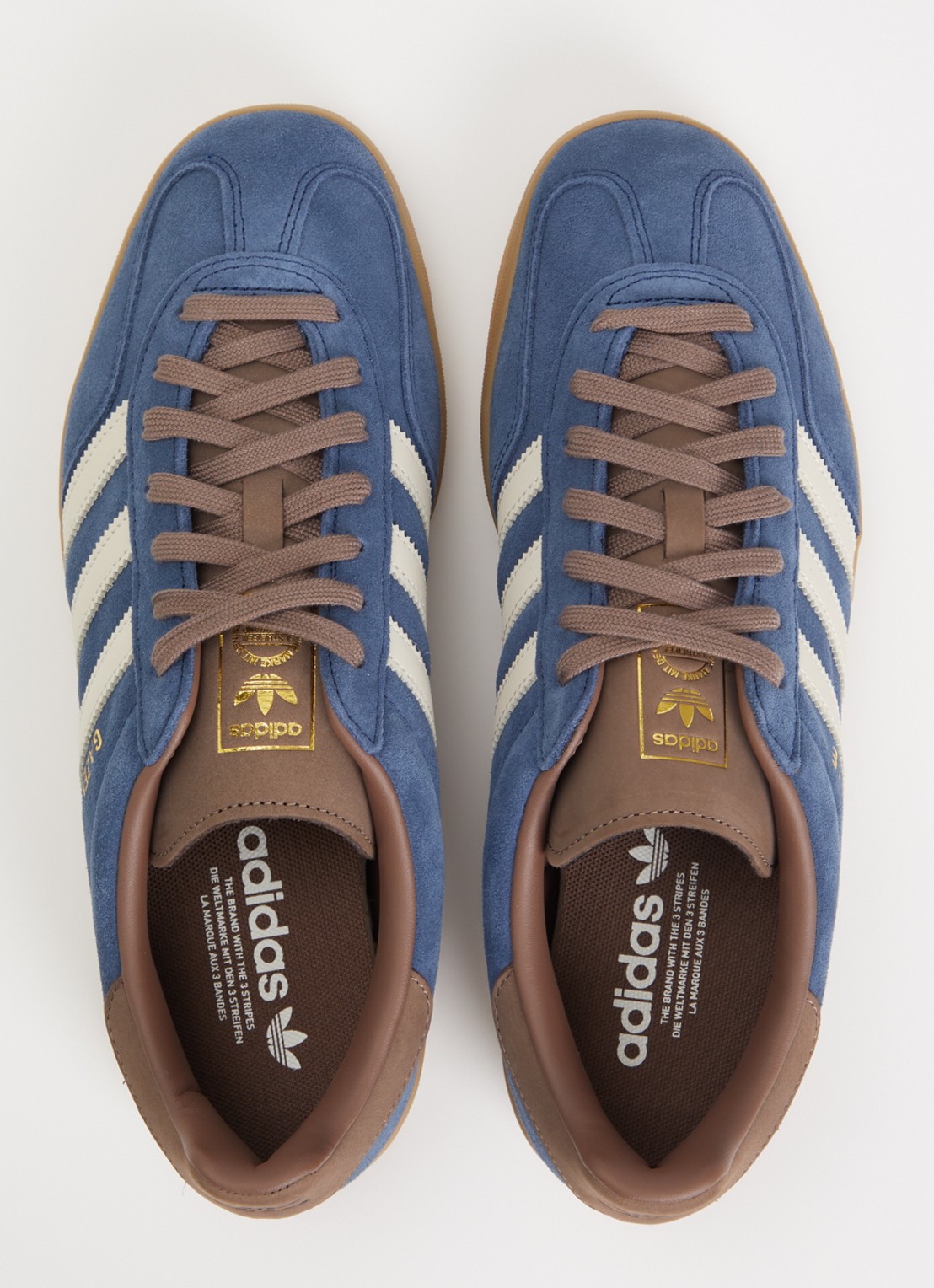 Adidas Gazelle Indoor sneaker van suéde met details van leer  - detail 2 blauw