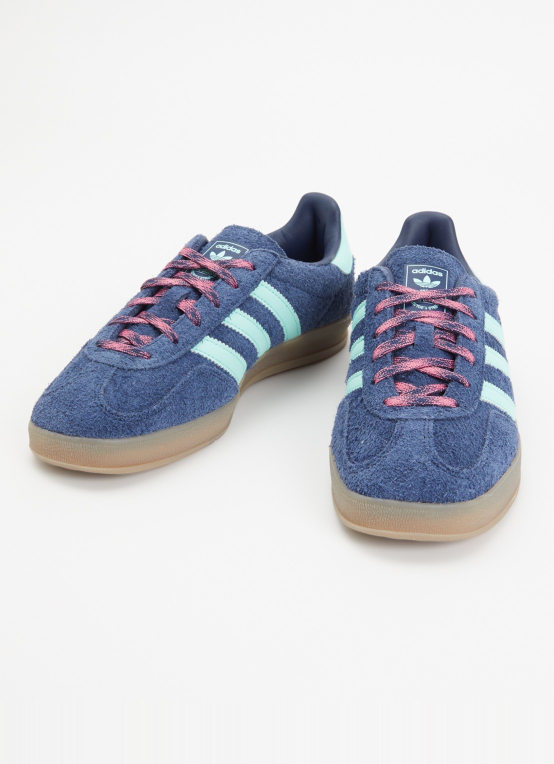 Adidas Gazelle Indoor sneaker van suède met logo - detail indigo