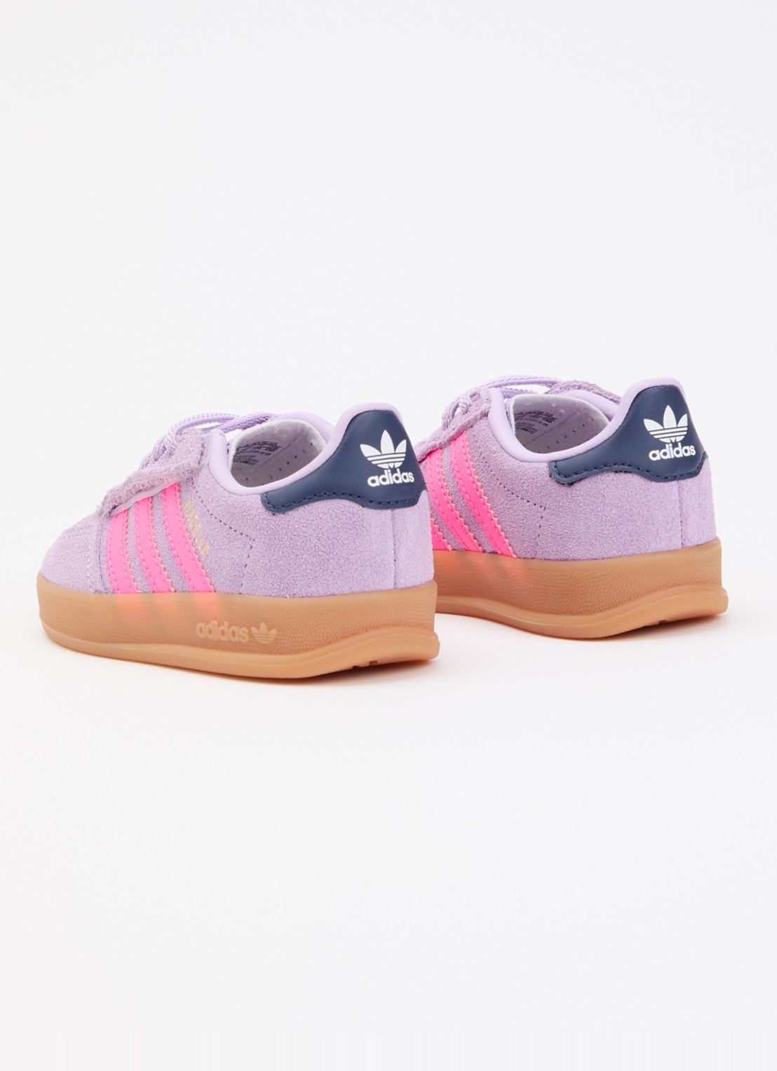 Adidas Gazelle Indoor sneaker van suède met logo - achterkant 4 lila