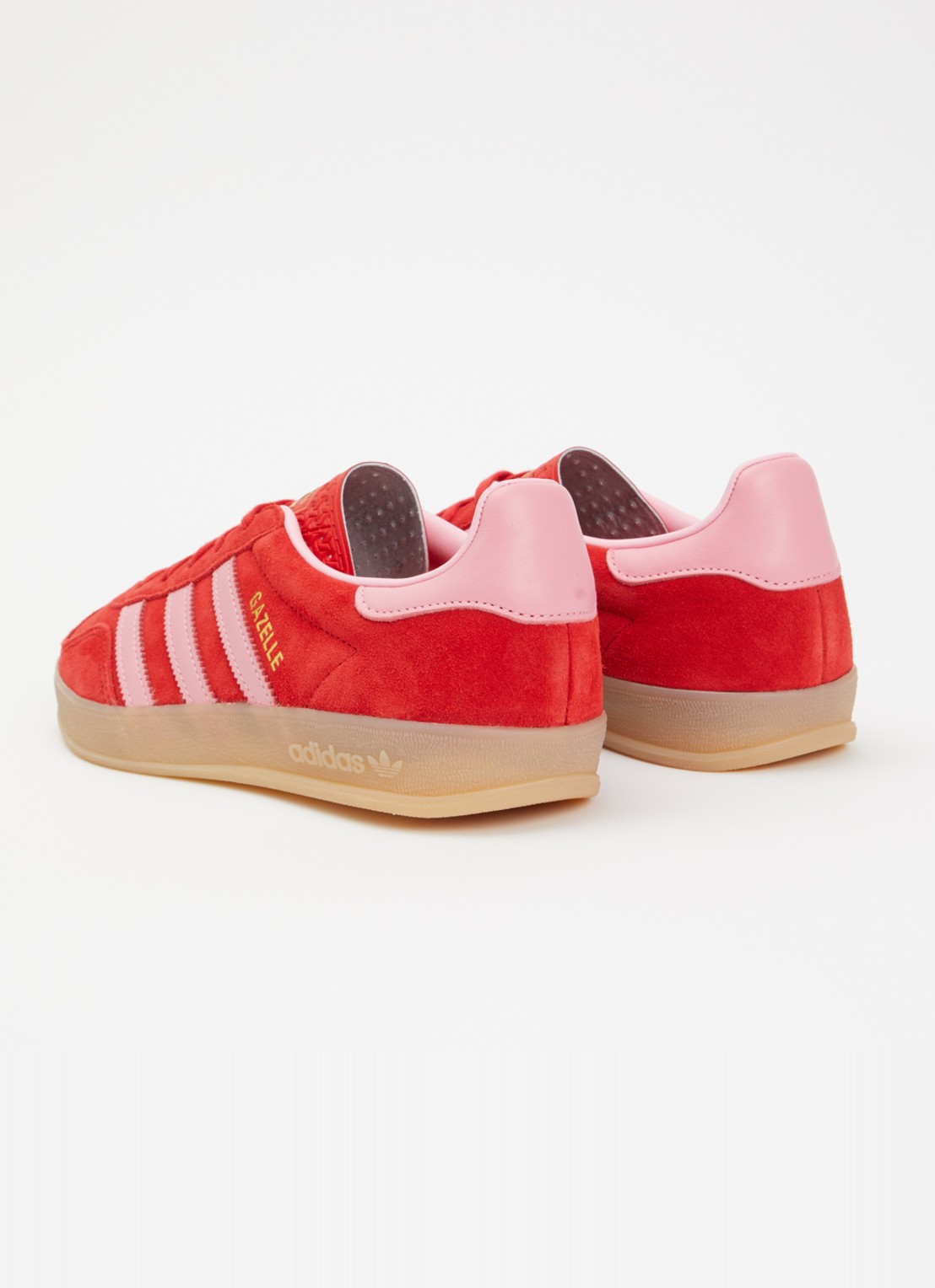 Adidas Gazelle Indoor sneaker van suède - achterkant 5 rood