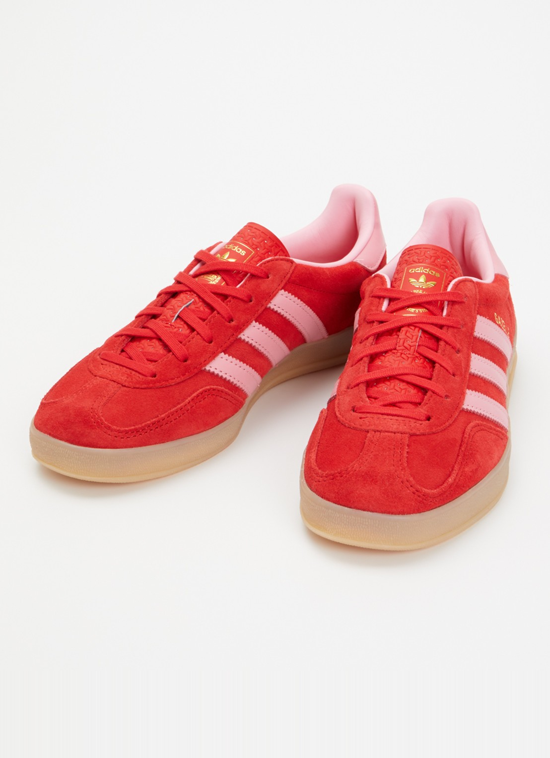 Adidas Gazelle Indoor sneaker van suède - detail 2 rood