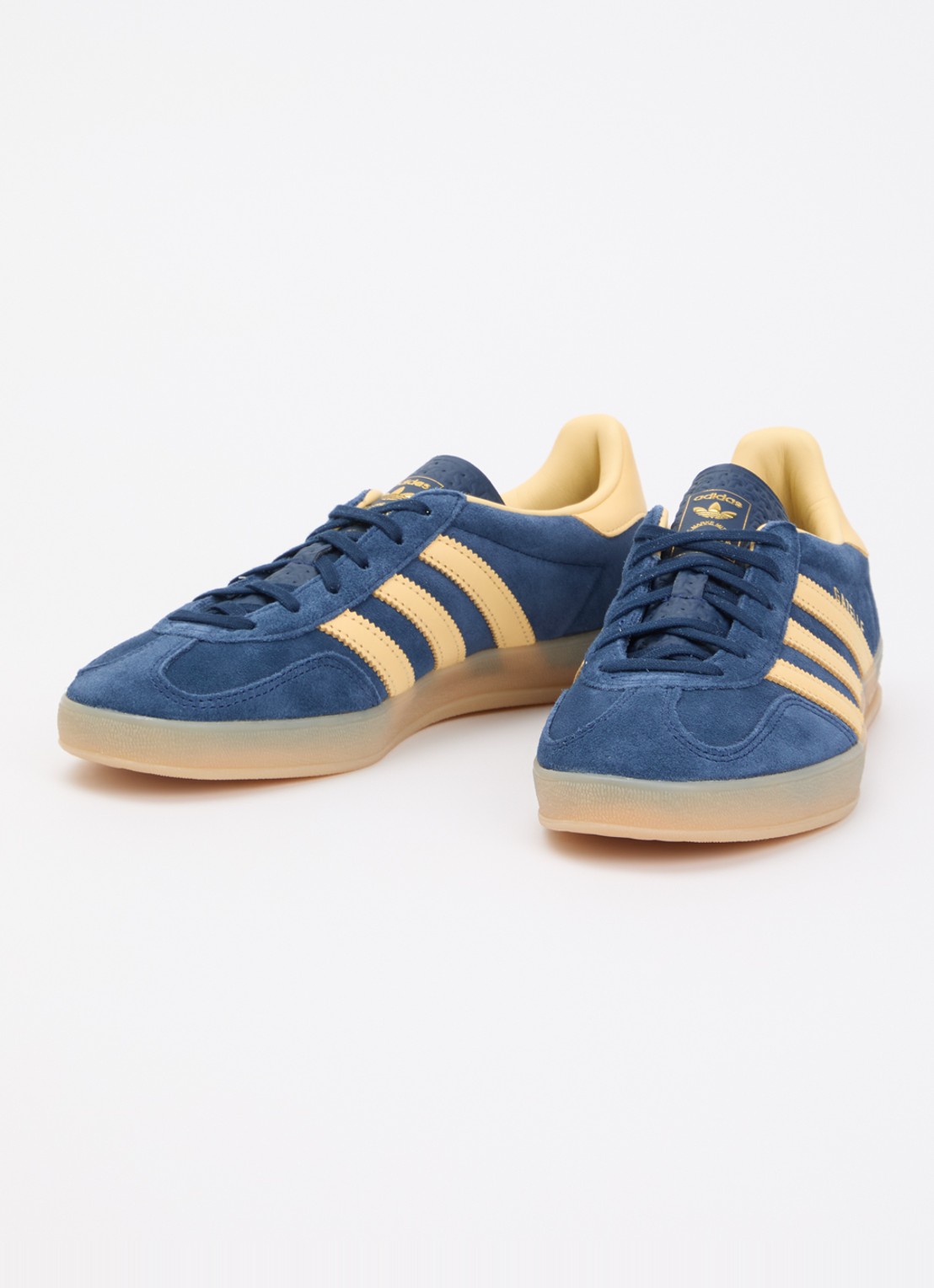 Adidas Gazelle indoor sneaker van suède - detail 2 donkerblauw