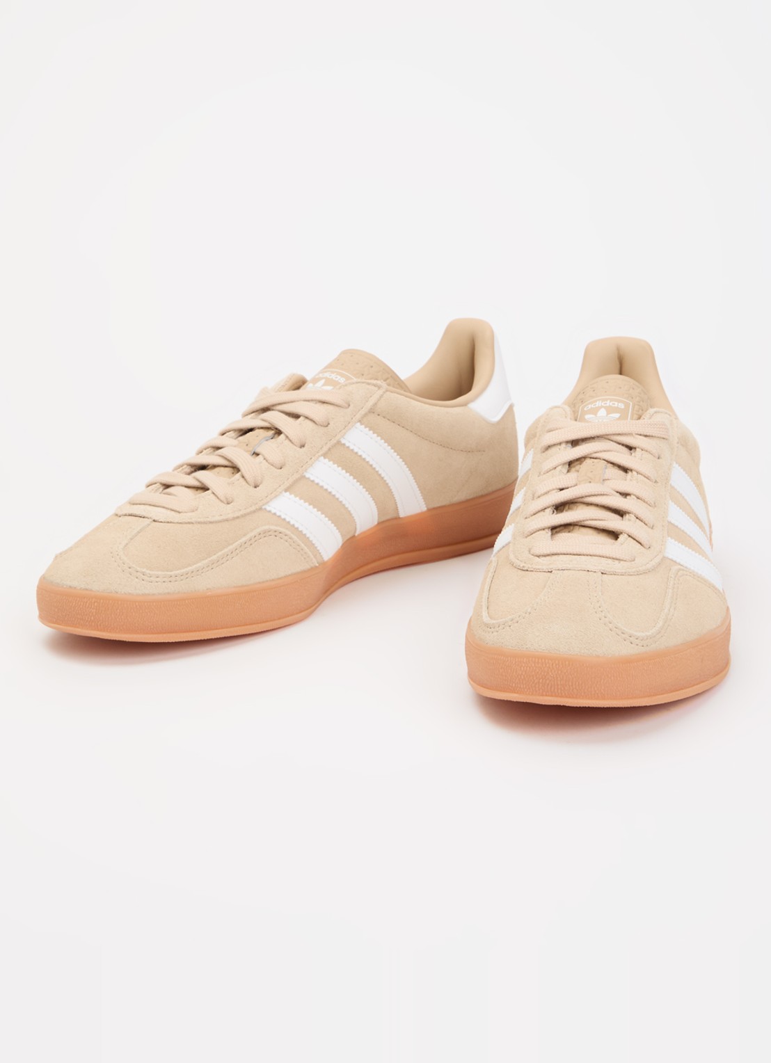 Adidas Gazelle Indoor sneaker van suède - detail beige