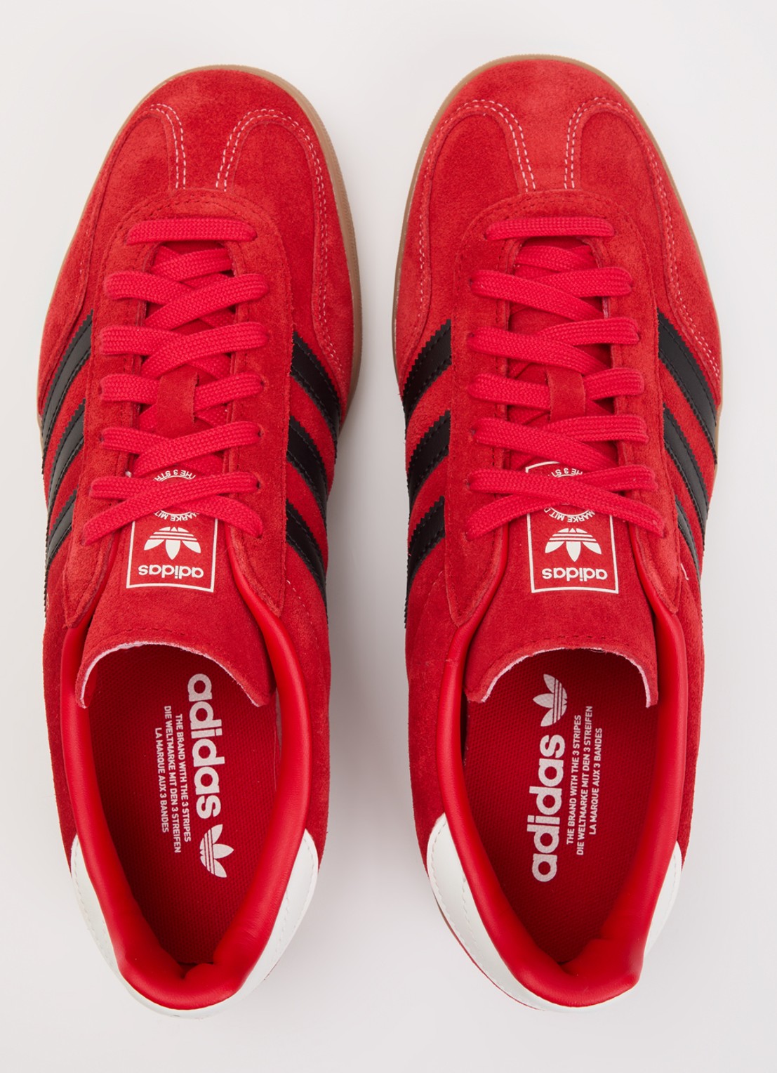 Adidas Gazelle Indoor sneaker van suède - detail 3 rood