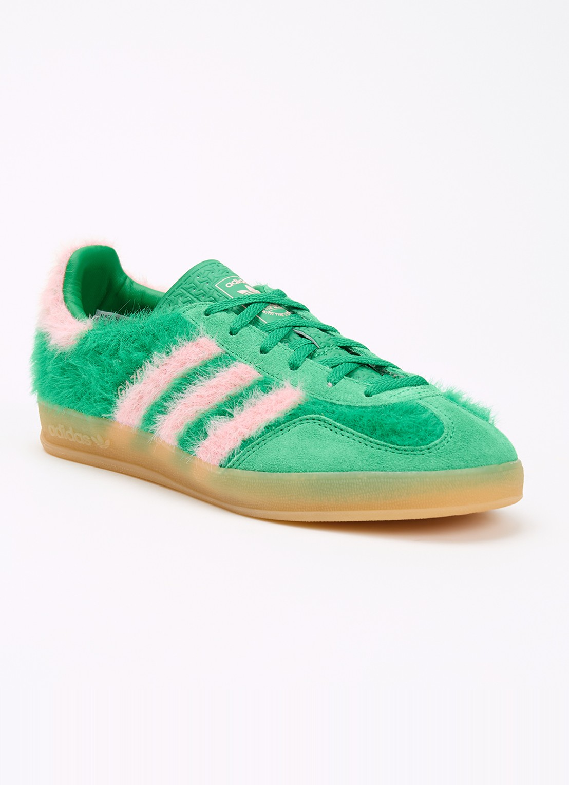 Adidas Gazelle sneaker met suède details - voorkant 4 groen