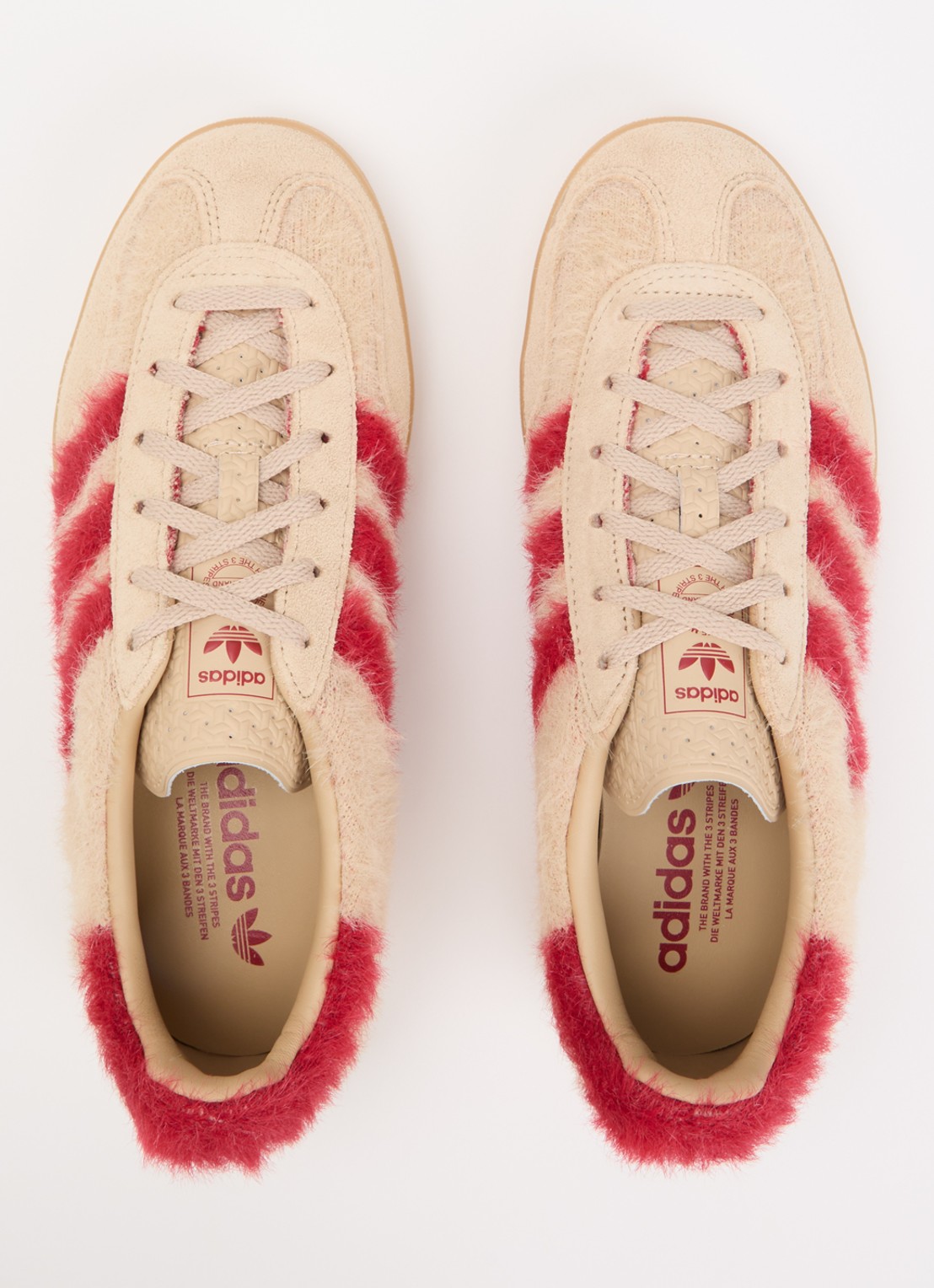Adidas Gazelle sneaker met suède details - detail 4 beige