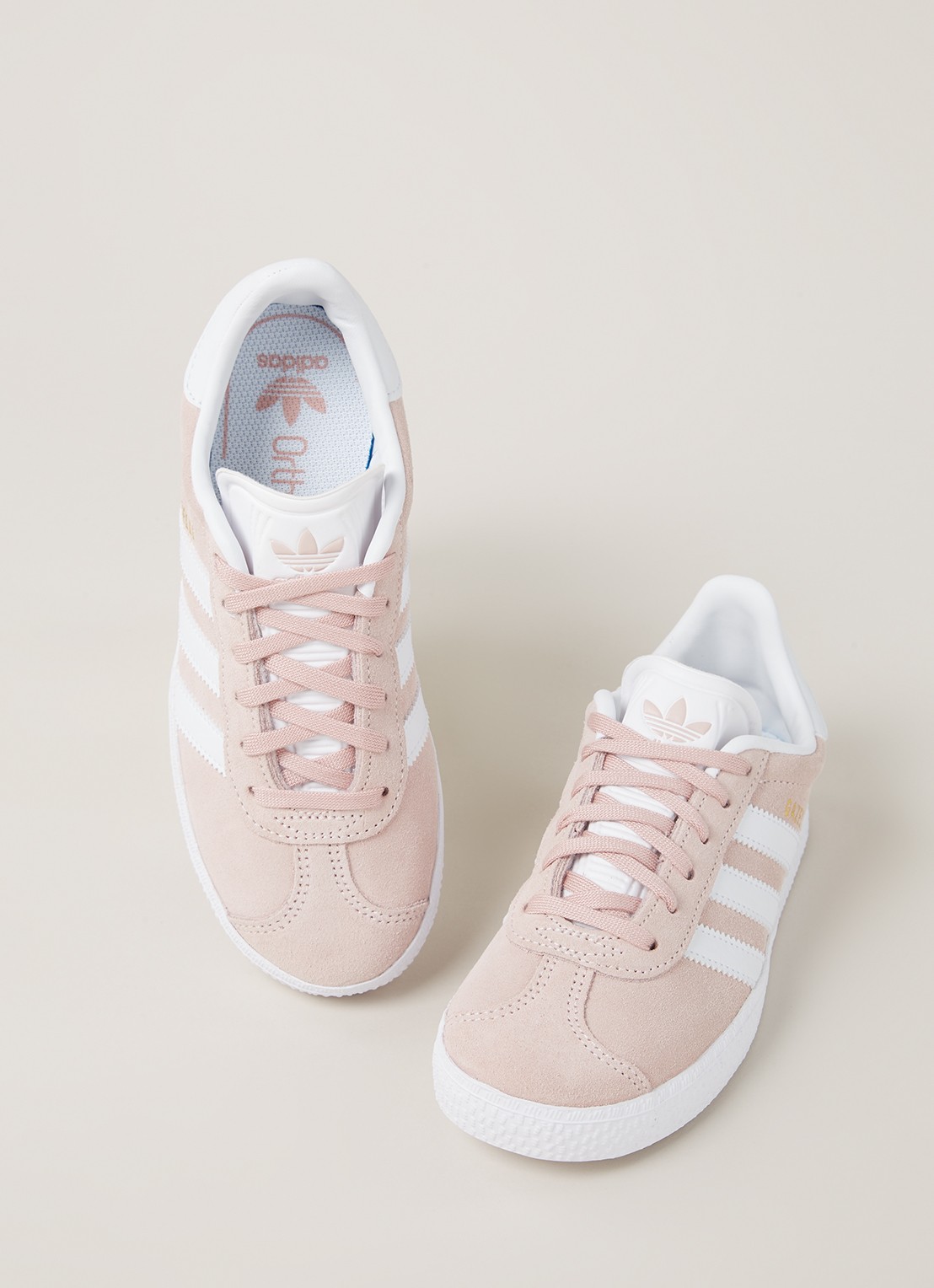 Adidas Gazelle sneaker van suède - detail 4 oudroze