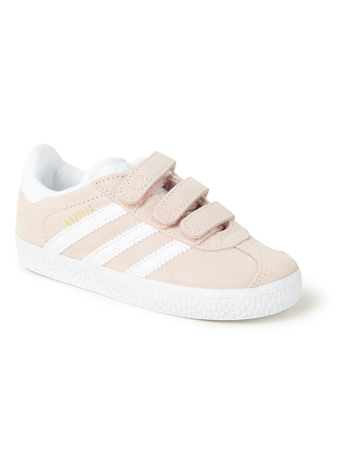 Adidas Gazelle sneaker van suède - voorkant roze