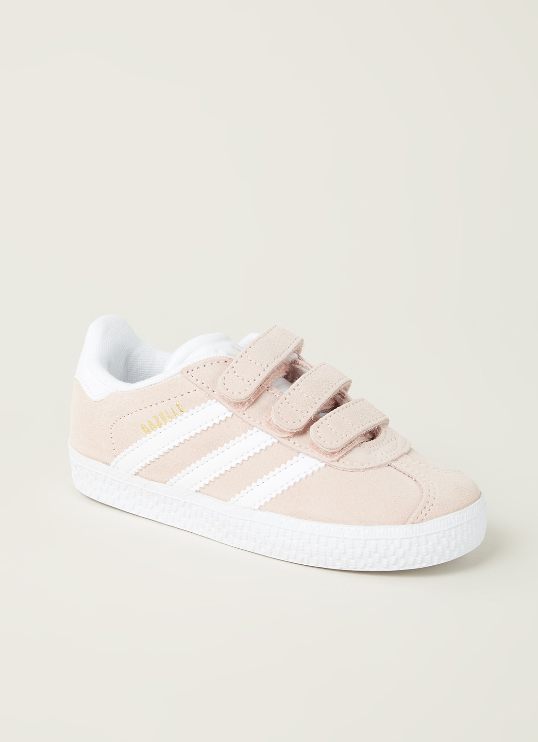 Adidas Gazelle sneaker van suède - voorkant 2 roze