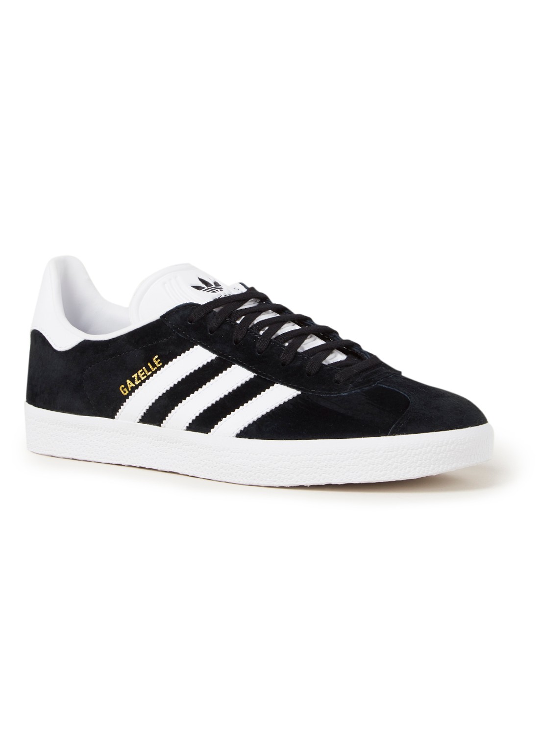 Adidas Gazelle sneaker van suède - voorkant zwart