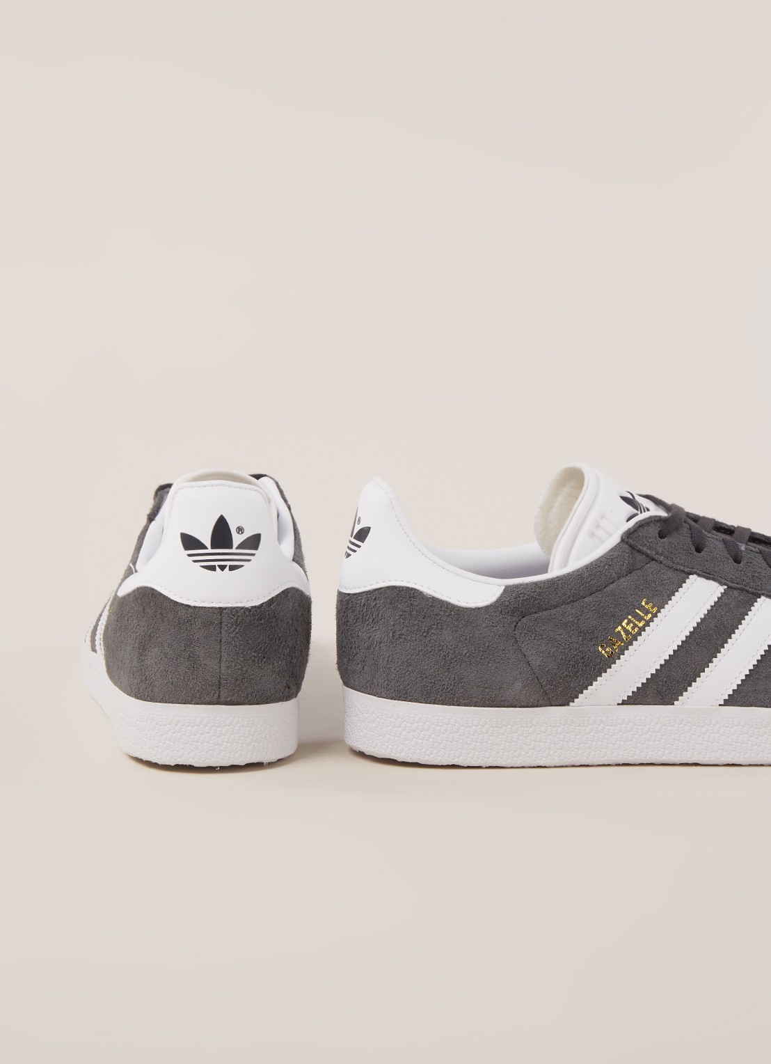 Adidas Gazelle sneaker van suède - detail grijs