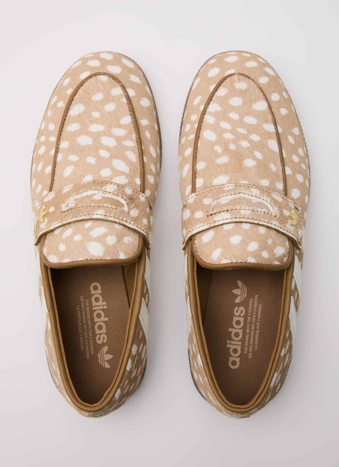 Adidas Handball Spezial loafer met dierenprint - detail 3 camel