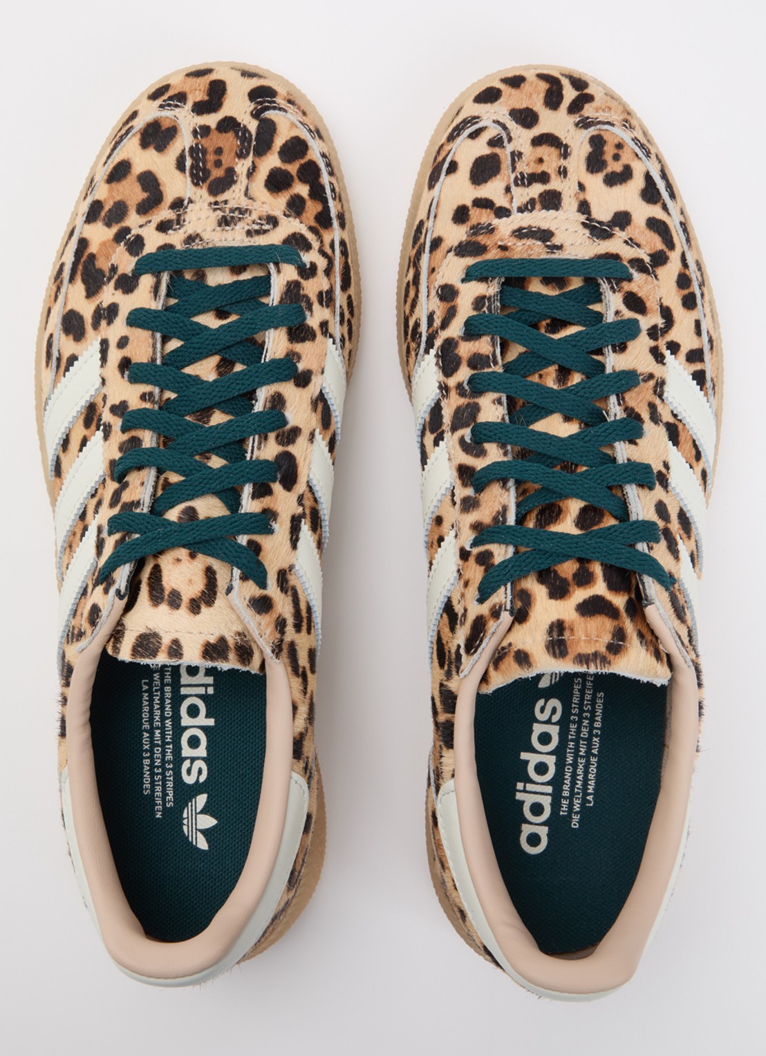 Adidas Handball Spezial sneaker met panterprint - detail 2 camel