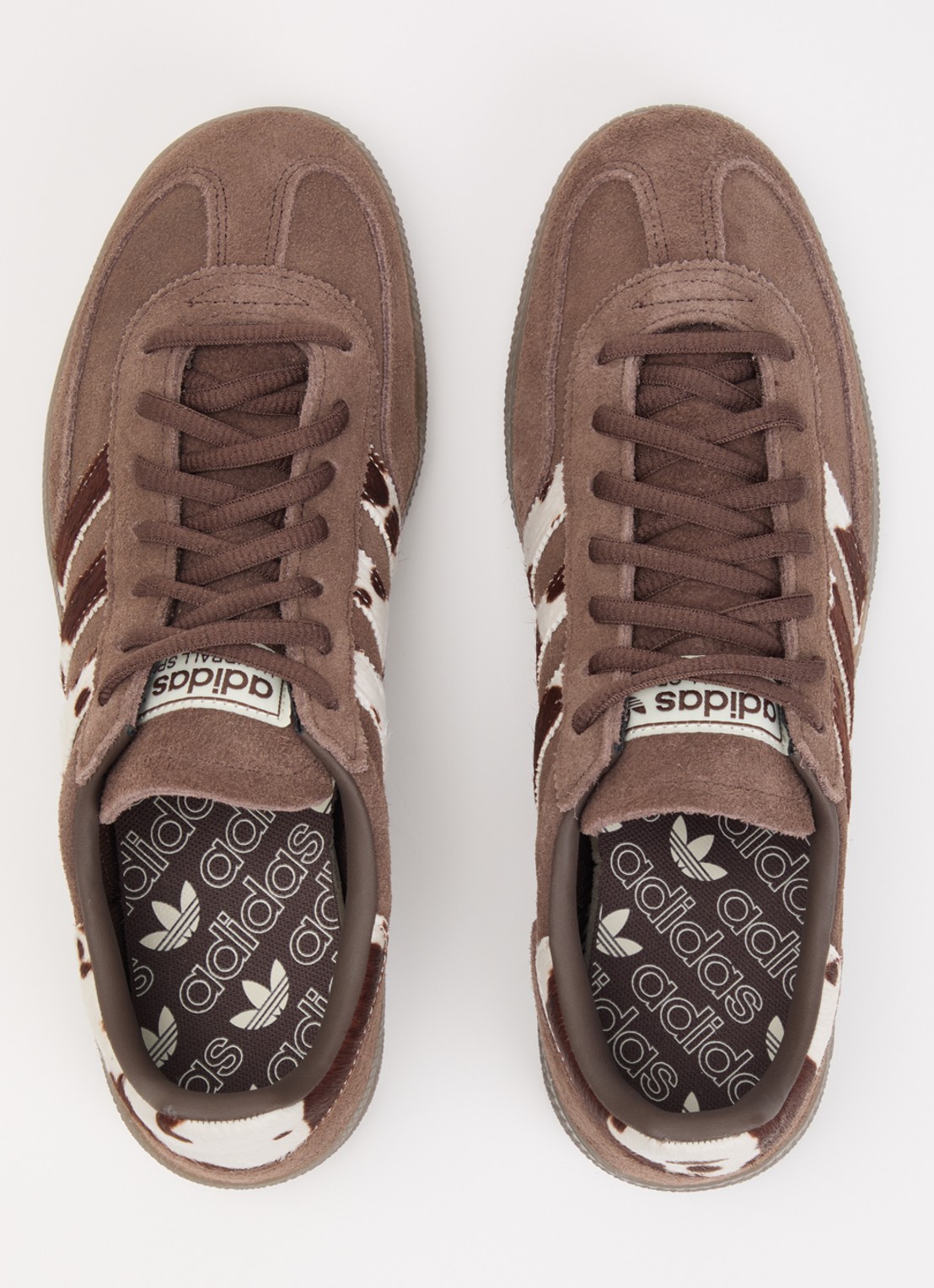 Adidas Handball Spezial sneaker van suède met dierenprint - detail 2 bruin
